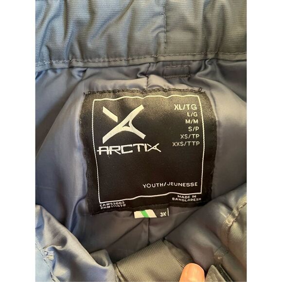 Arctic Boy’s gray insulated Snow pants XL - Picture 2 of 6